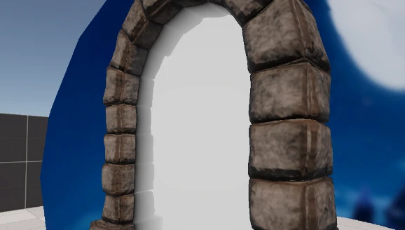 Image showing the depth difference on portal inner